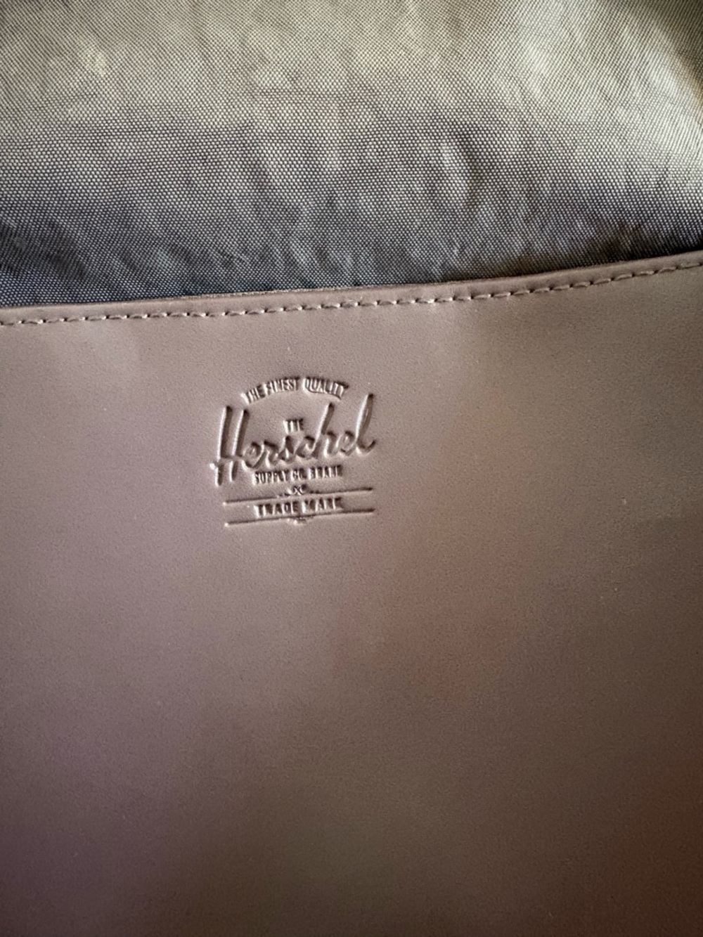 Herschel Orion Small Purple Leather Backpack - Picture 4 of 5
